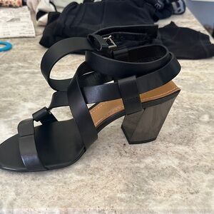 Tom Ford Black Strappy Heels